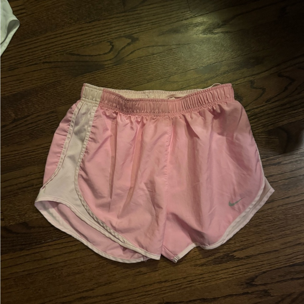 Pink Nike shorts